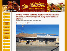 Tablet Screenshot of mister-chicken.com